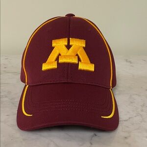 Minnesota Golden Gophers Maroon and Gold Embroidered 'M' Baseball Cap